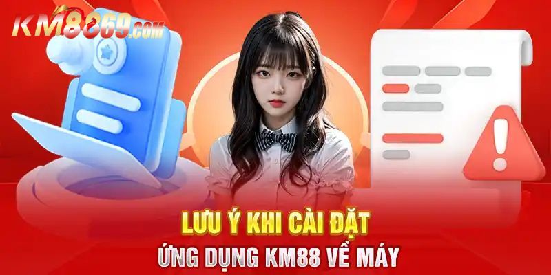 Lưu ý khi tải app KM88